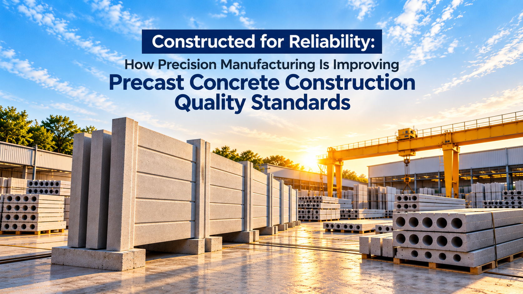 Constructed for Reliability: How Precision Manufacturing Is Improving Precast Concrete Construction Quality Standards